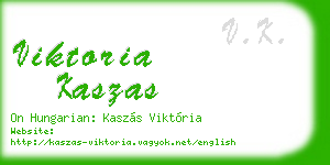 viktoria kaszas business card