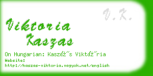 viktoria kaszas business card